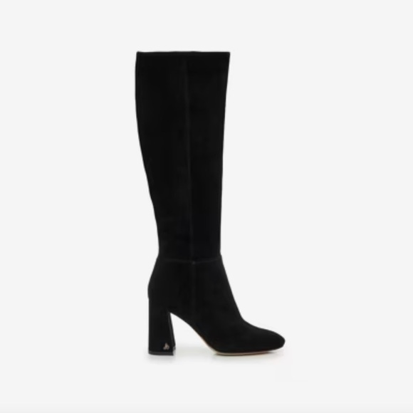 Sam Edelman Black Heeled Boots - Picture 1 of 8
